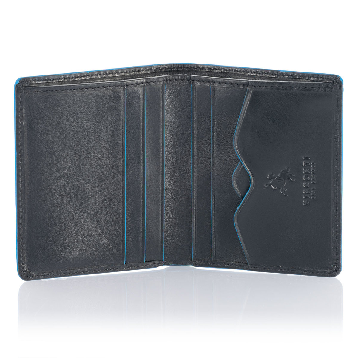 Elegancka banknotówka męska Visconti ALP-84 - czarny