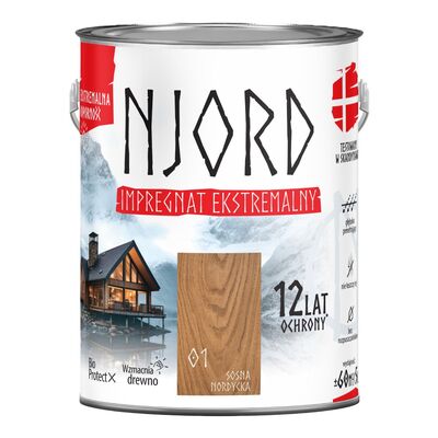 Impregnat ekstremalny sosna nordycka 5 l Njord