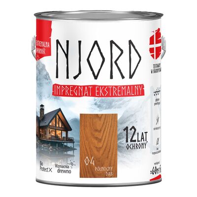 Njord Impregnat ekstremalny północny dąb 5 l