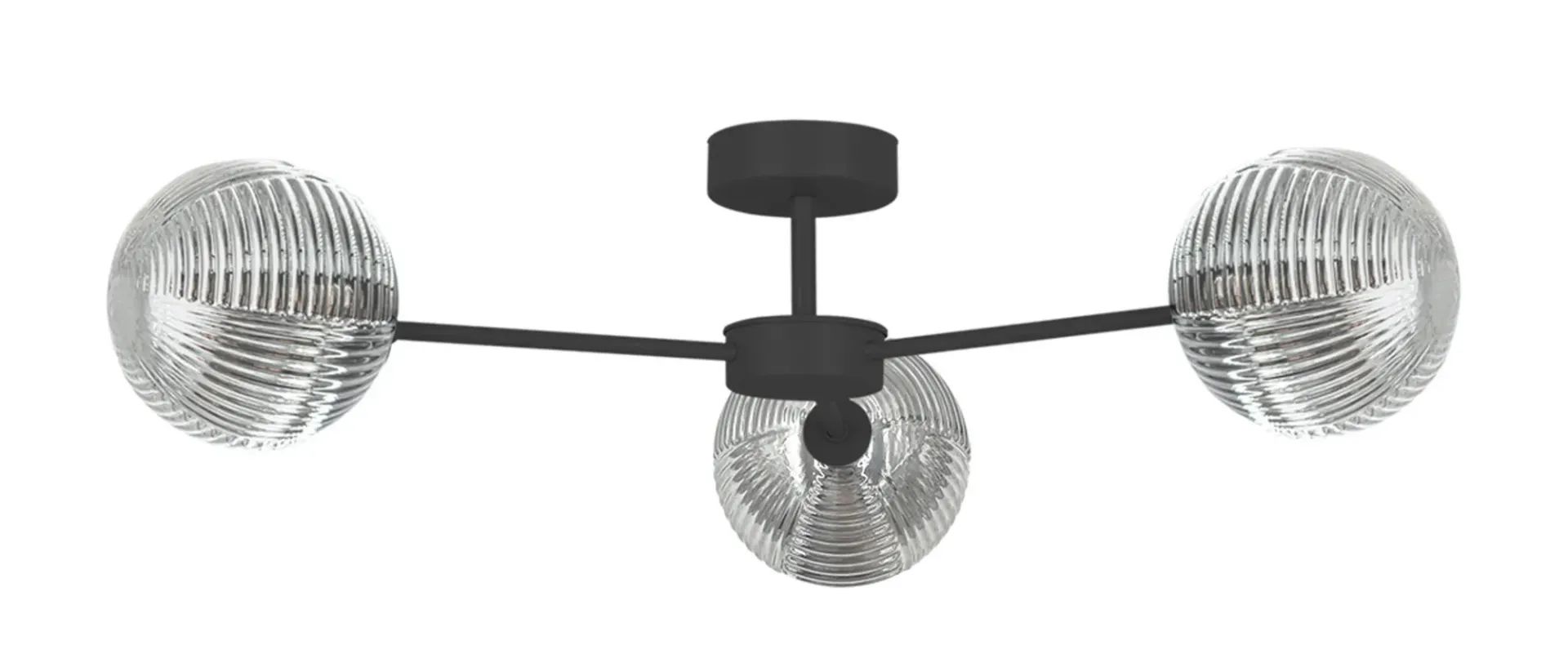 Sufitowa lampa grafitowo-beżowa R8-N24