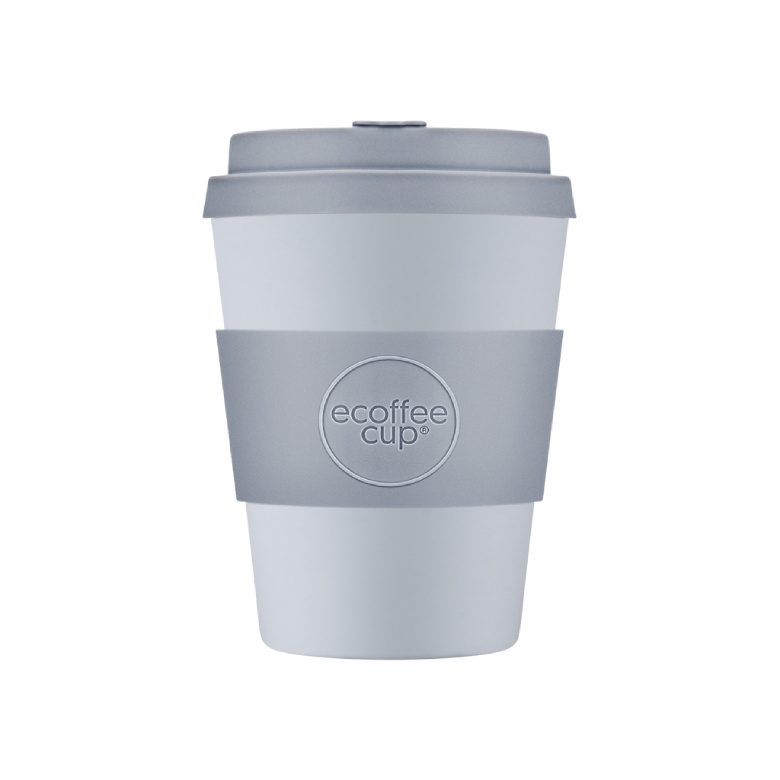 Kubek na wynos Ecoffee Cup Solid Colours Glittertind 350ml - Srebrny
