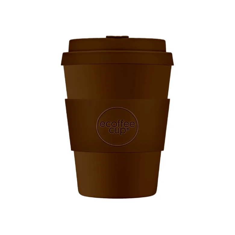 Kubek na wynos Ecoffee Cup Solid Colours Spooky Action 350ml - Brązowy
