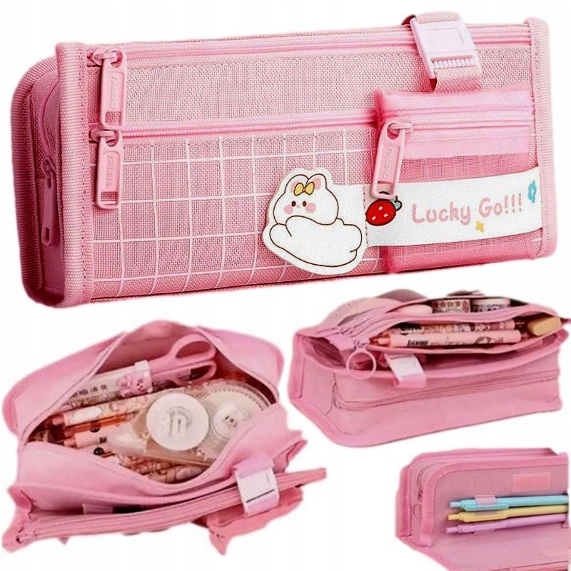 Piórnik komorowy saszetka dla dzieci szkolny etui