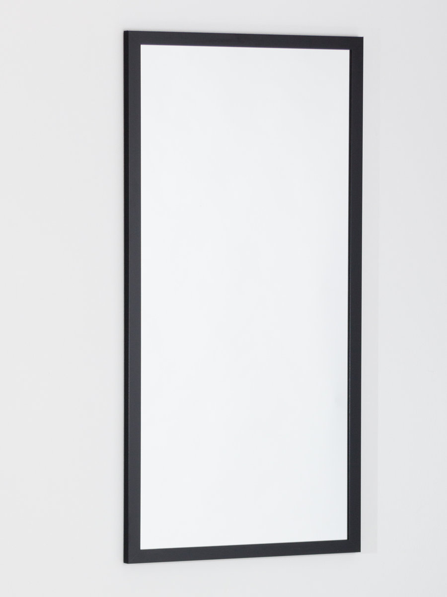 Lustro Profilmat w ramie WĄSKIEJ CZARNEJ 95X55cm PREMIUM