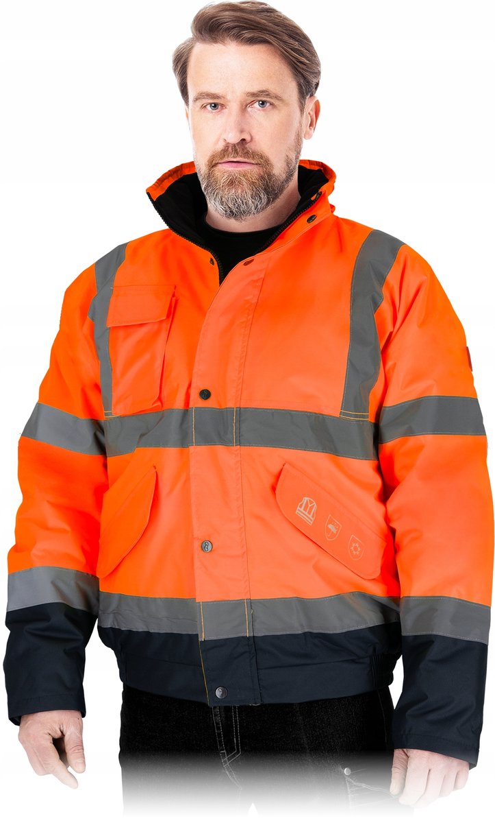 Kurtka ochronna ocieplana, męska Reis BLUE-BOMB PG r. XL