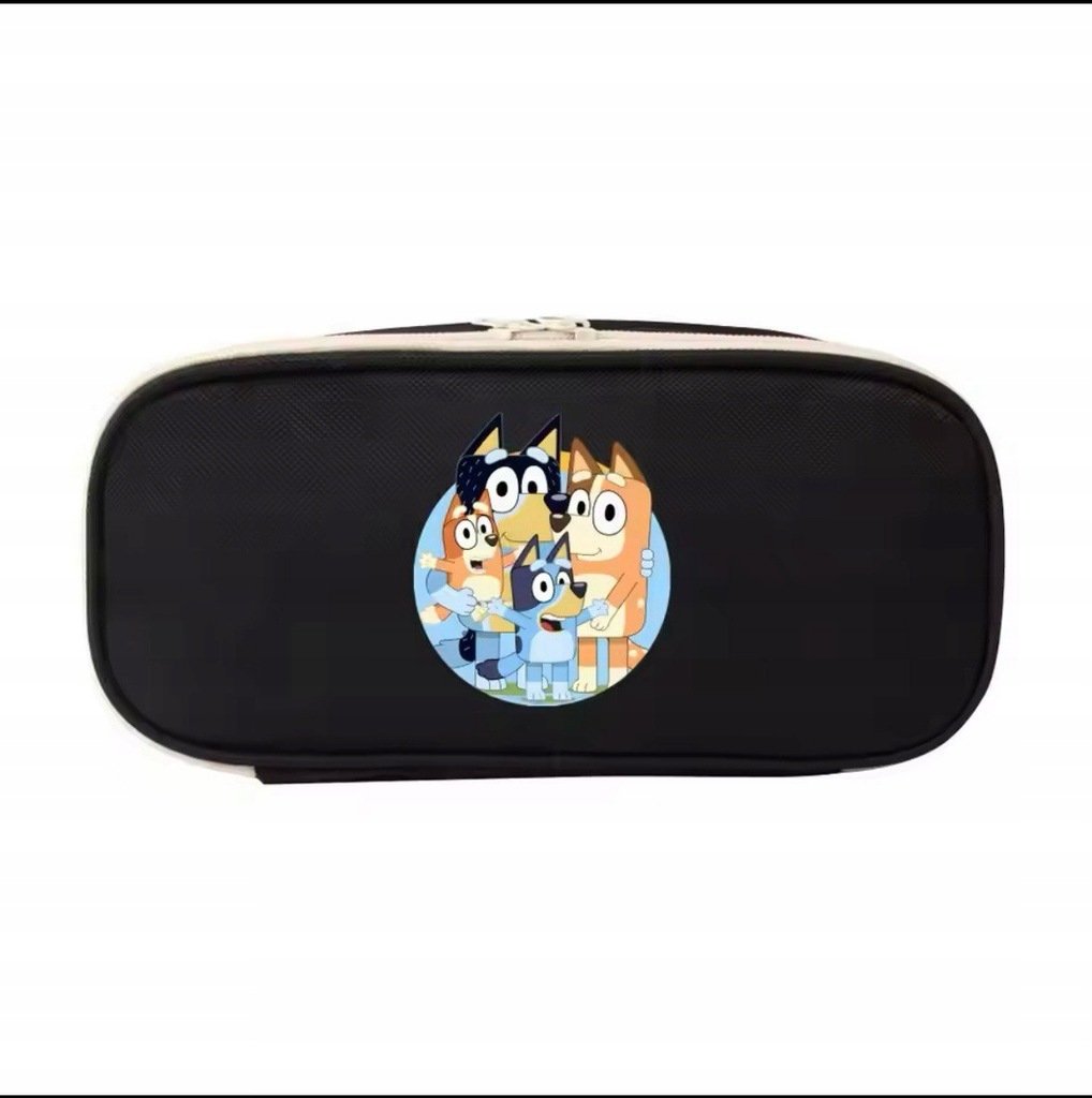 PIÓRNIK SZKOLNY BLUEY I BINGO ORGANIZER NA PRZYBORY STYLOWY MODNY