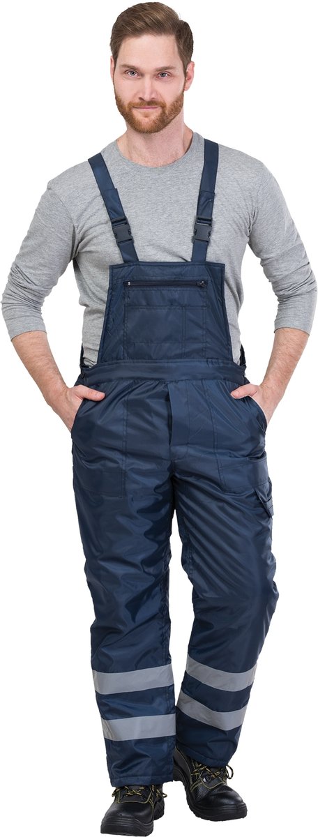 Spodnie ogrodniczki ocieplane Reis Winter r. XL