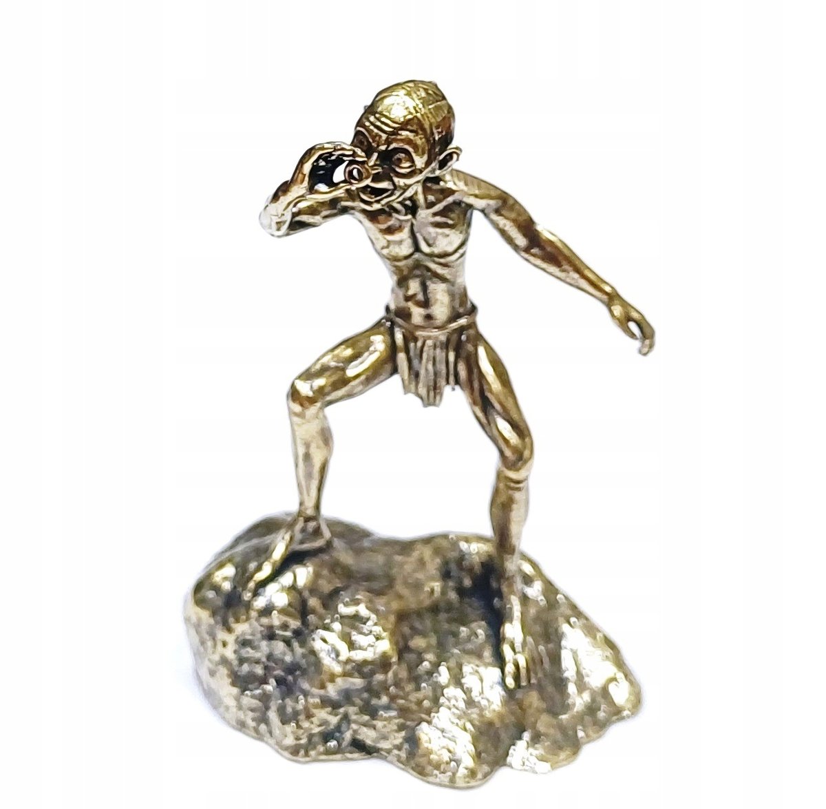 BAJECZNA FIGURKA DEKORACYJNA NA BIURKO - SMEAGOL GOLLUM Z WŁADCA PIERŚCIENI