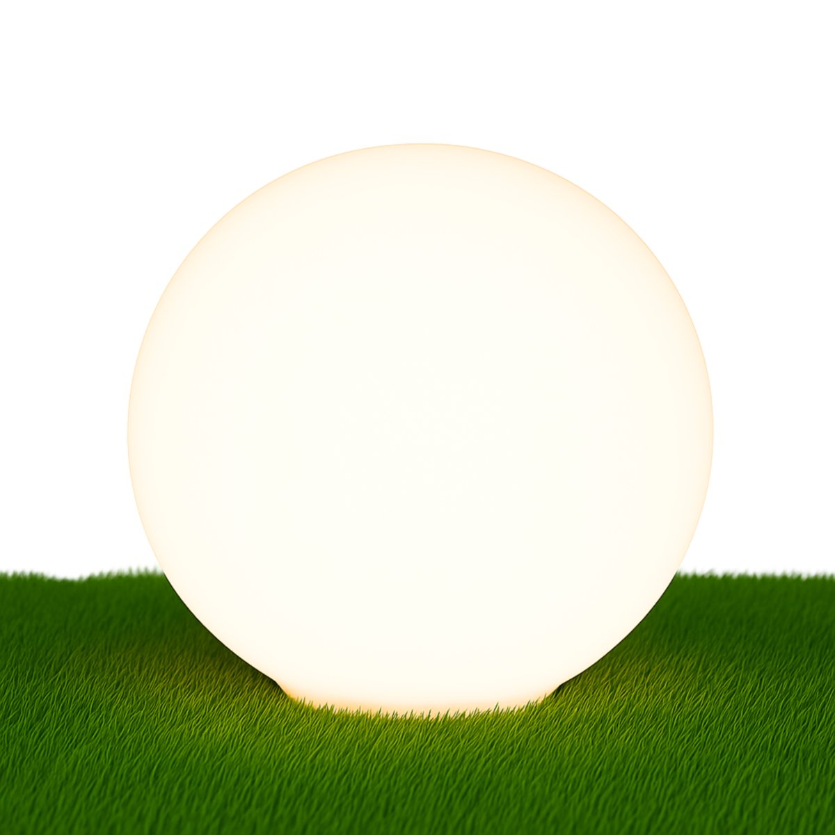 Kula ogrodowa 30cm E27 poliwęglan do LED IP44 Lampa Zewnętrzna akcesoria