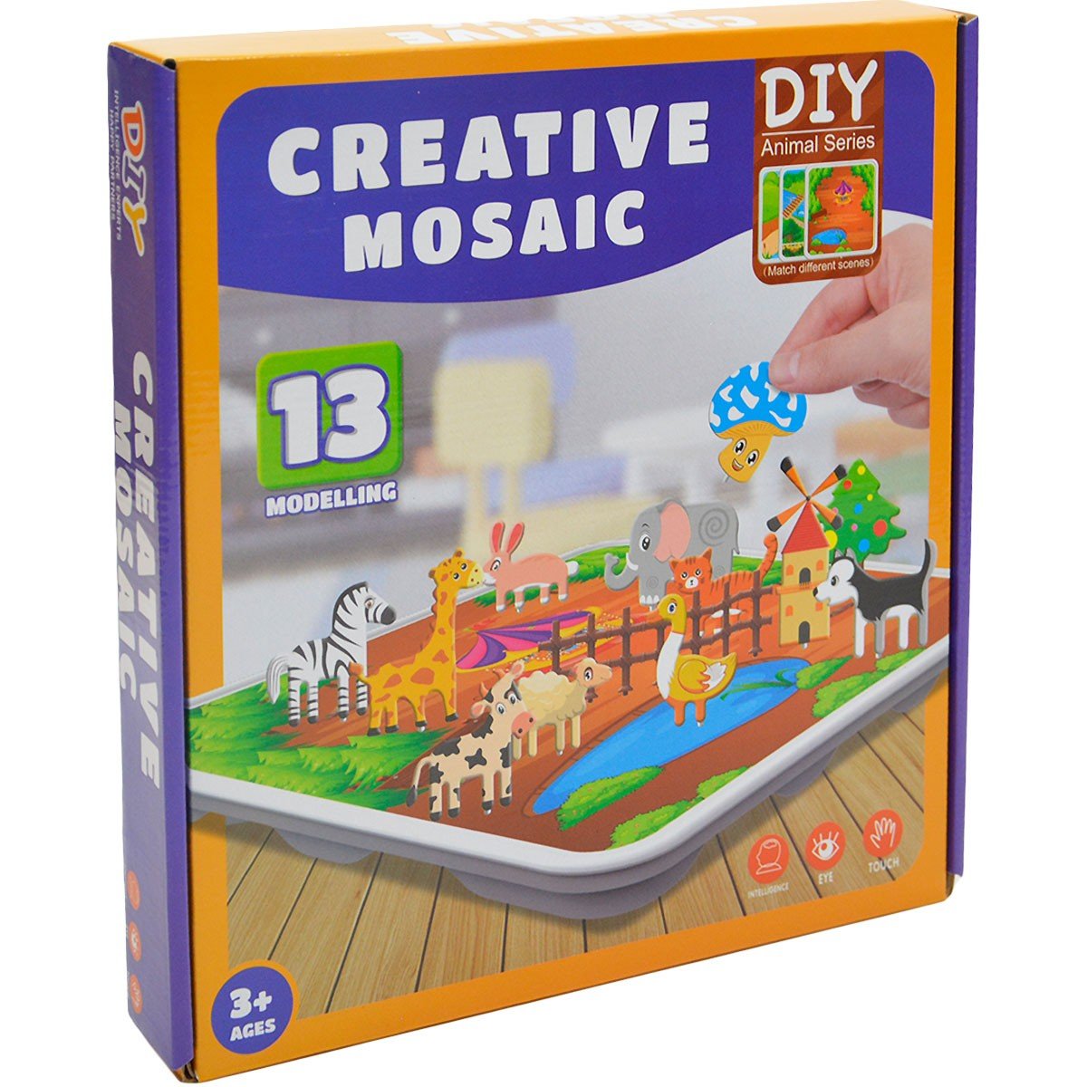 537330 MOZAIKA UKŁADANKA ZWIERZĄTKA