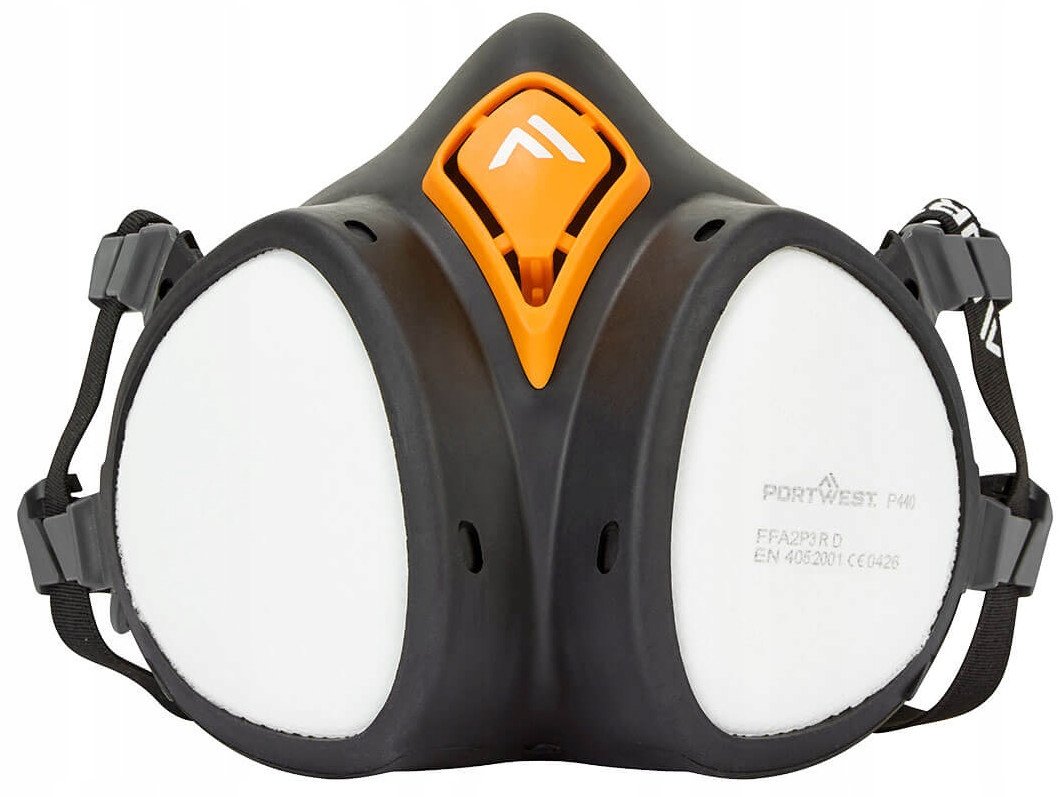 Półmaska ochronna z filtrami Portwest P440 BKR UNI