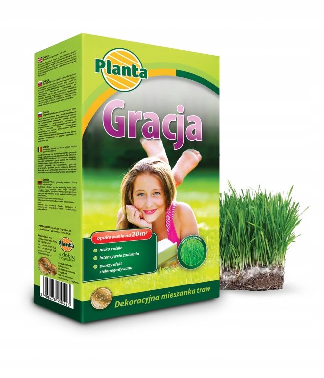 Trawa mieszanka traw Planta 36 m² 0,9 kg zielony dywan, nisko rośnie