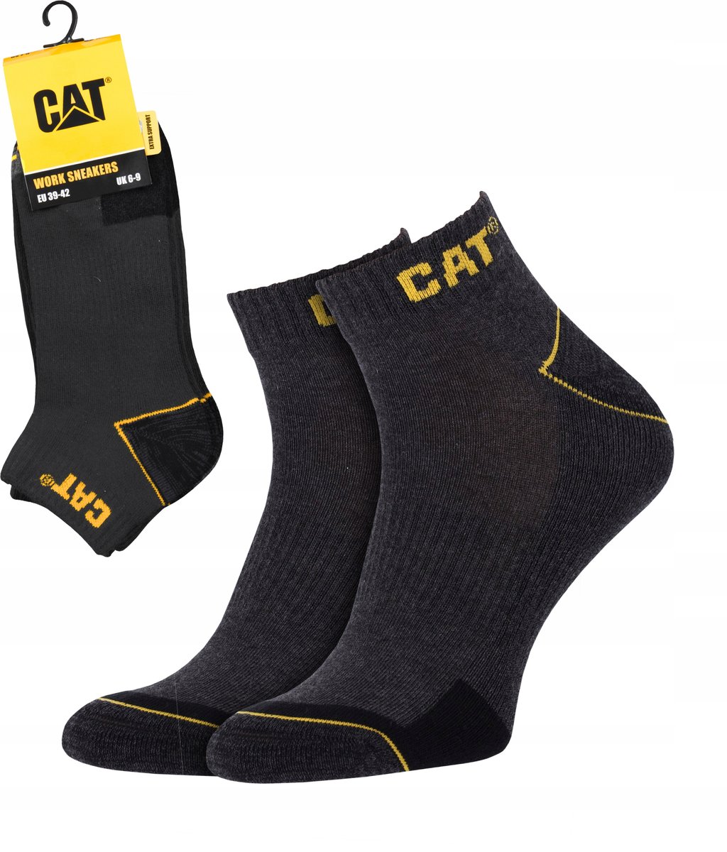 Skarpetki robocze Caterpillar Work Sneakers szare r. 39-42 1para