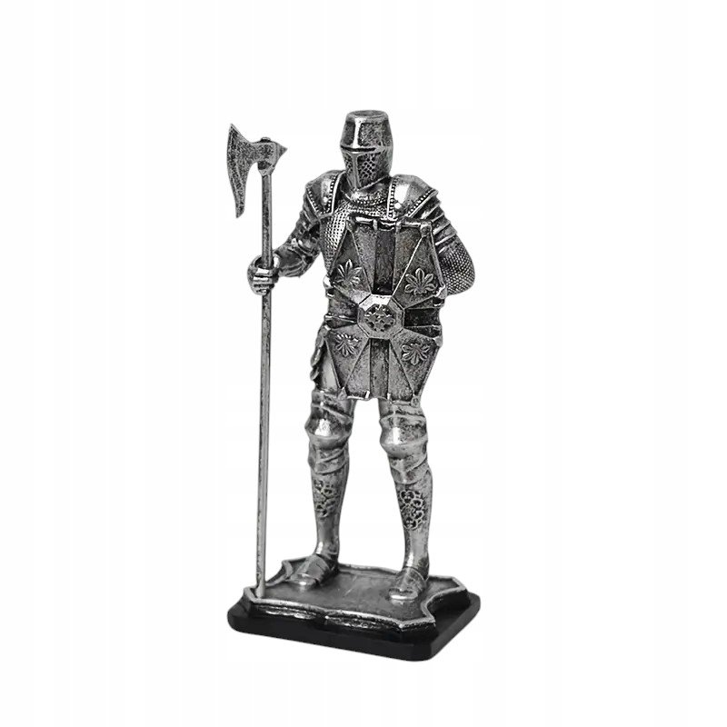 Statuetka rycerza wykonana z żywicy RYCERZ RZEŹBA 18cm A