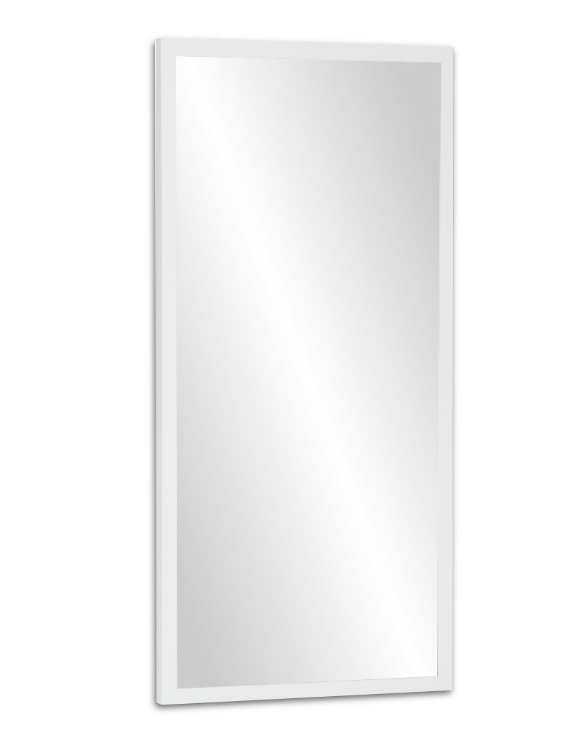 Lustro Profilmat w ramie WĄSKIEJ BIAŁEJ 95X55cm PREMIUM