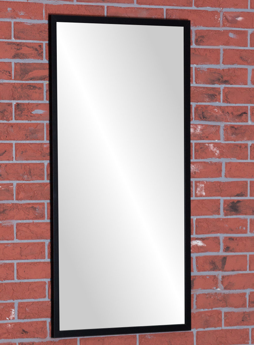 Lustro Profilmat w ramie WĄSKIEJ CZARNEJ 115X55cm PREMIUM