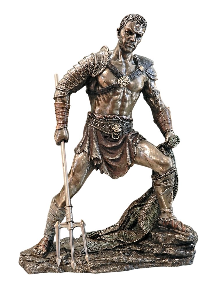 RZYMSKI GLADIATOR SIECIARZ, RETIARIUS FIGURKA VERONESE NA PREZENT