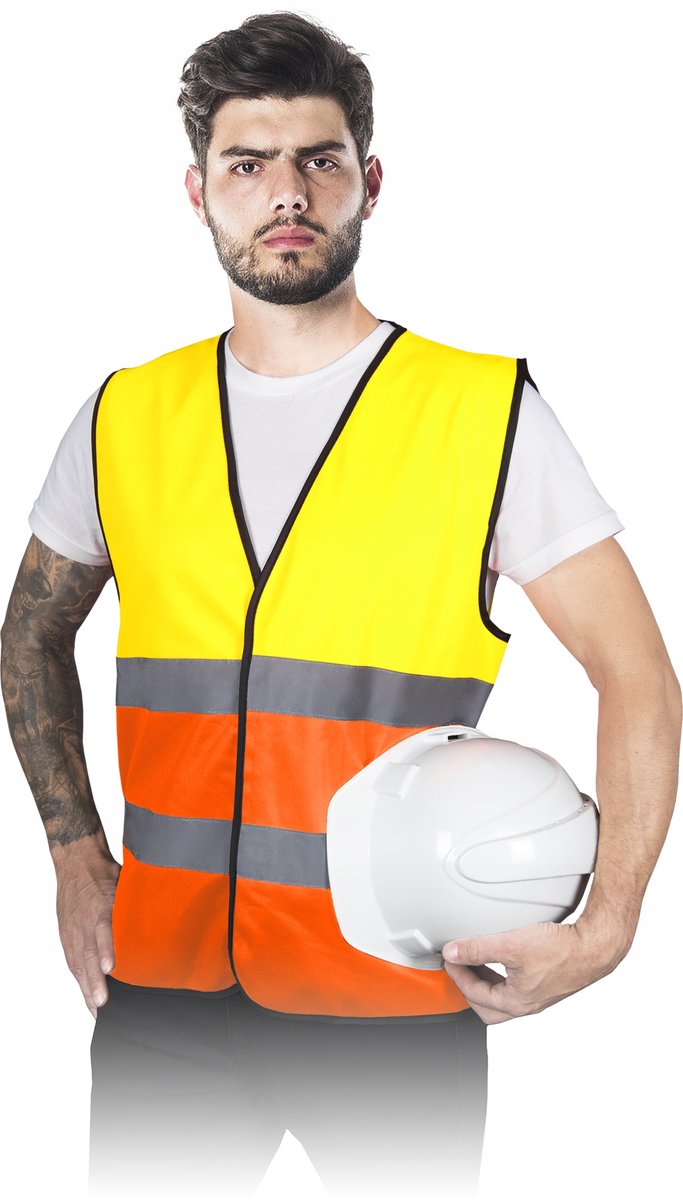 Kamizelka ostrzegawcza Reis DOUBLE YP r. 2XL