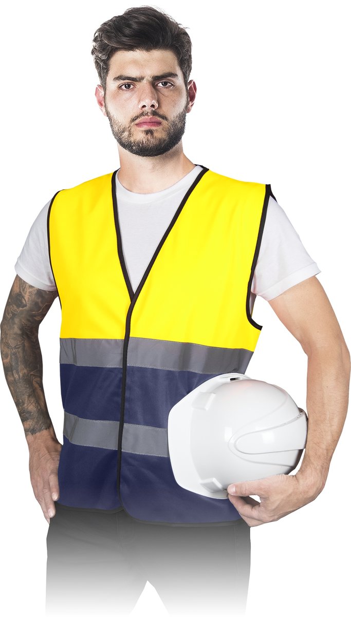 Kamizelka ostrzegawcza Reis DOUBLE YG r. 2XL