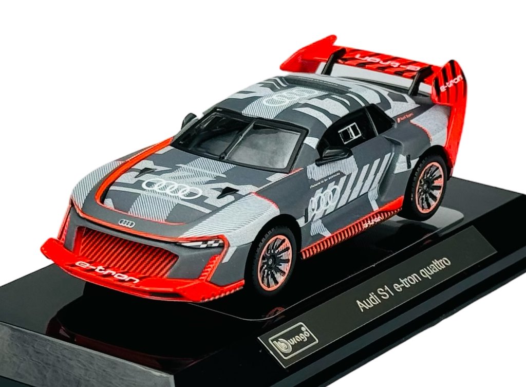 BBURAGO RACE AUDI S1 e-tron QUATTRO 1:43 + GABLOTKA 38311