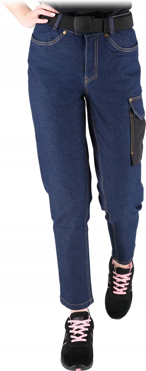 Spodnie ochronne z jeansu, damskie Reis JEANS-L727 GB r. 36