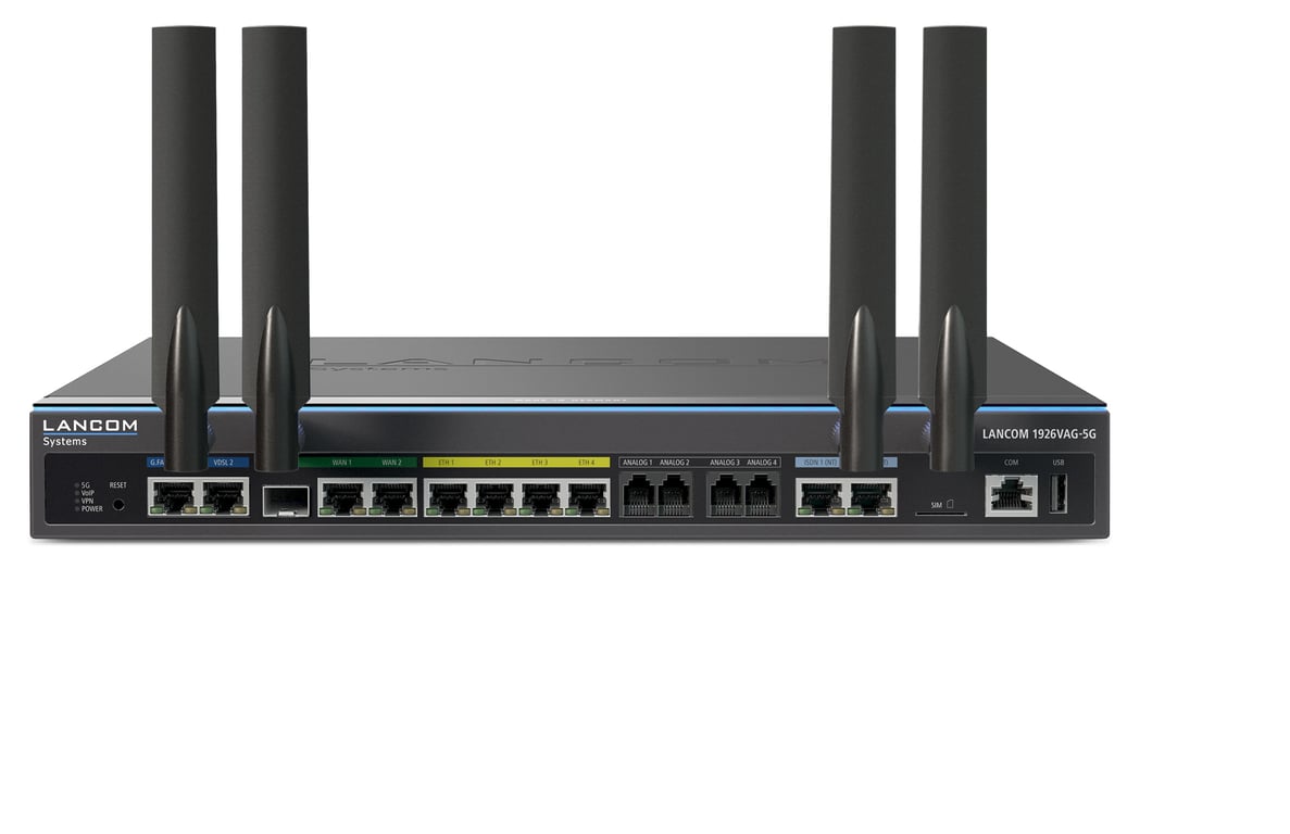 LANCOM 1926VAG-5G (EU) gateway/kontroler 10, 100, 1000 Mbit/s