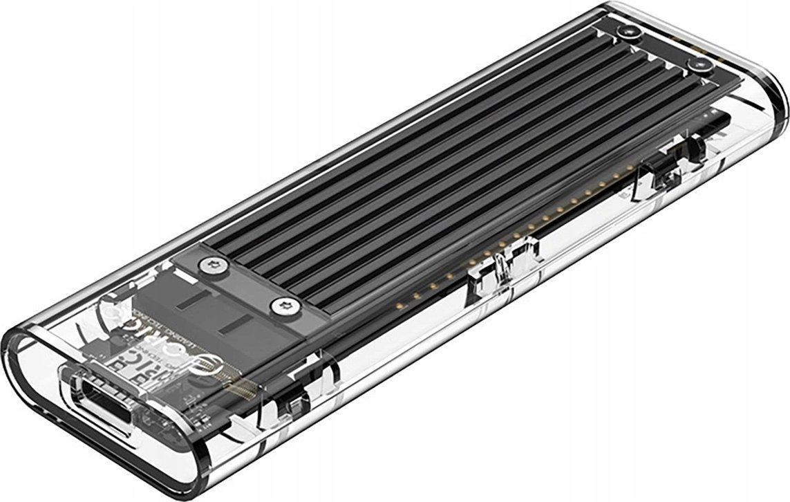 Kieszeń dyskowa M.2 NVME na USB-C 10Gbps - czarna
