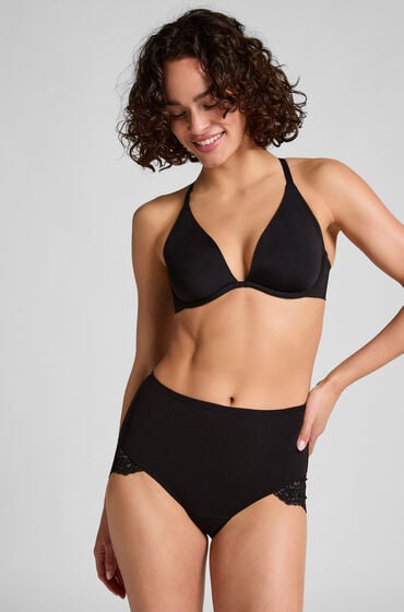 Hunkemöller Koronkowa halka Maxi Czarny