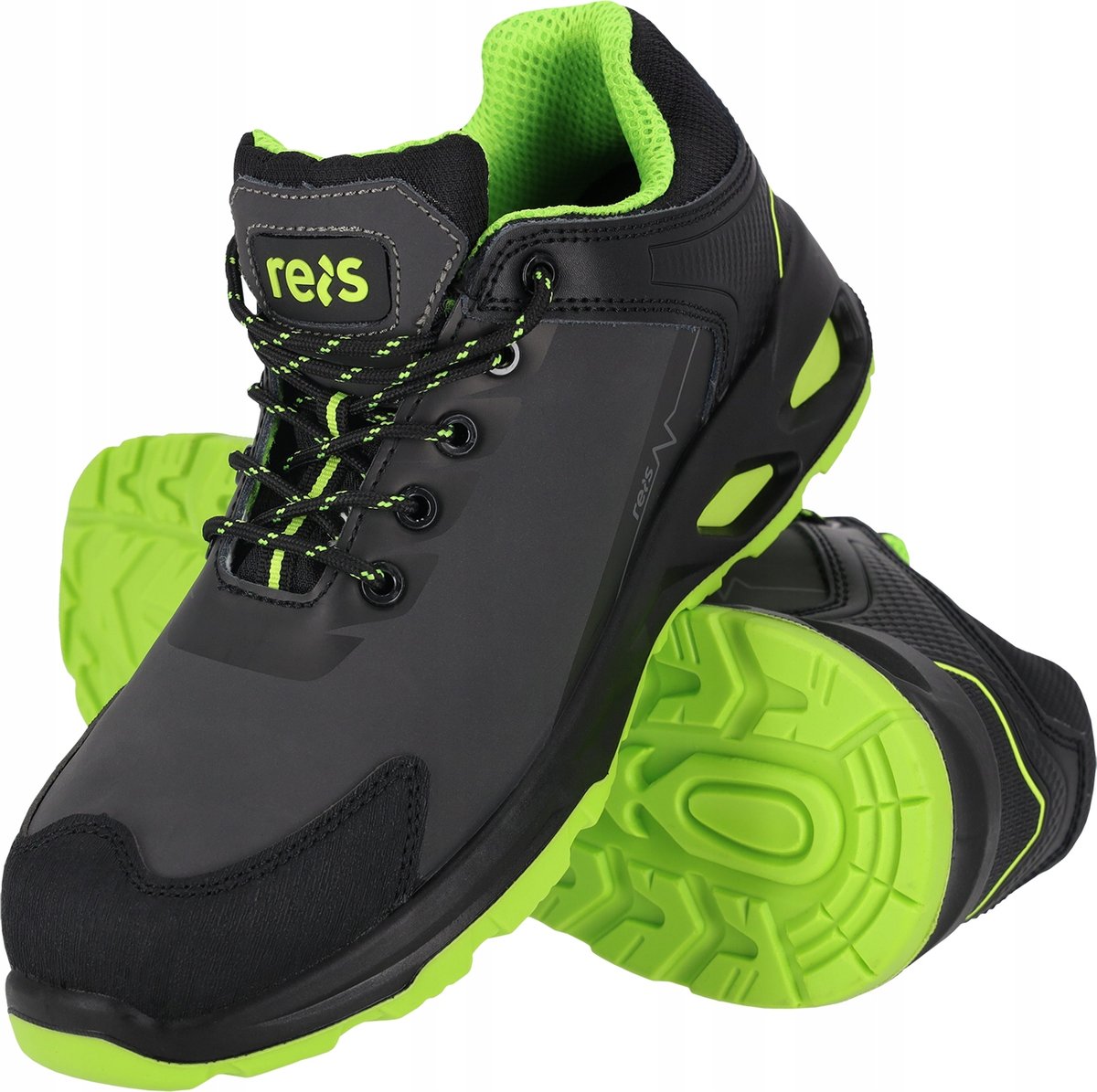 Buty bezpieczne, półbuty z nubuku Reis LIVE-P SZ r. 45