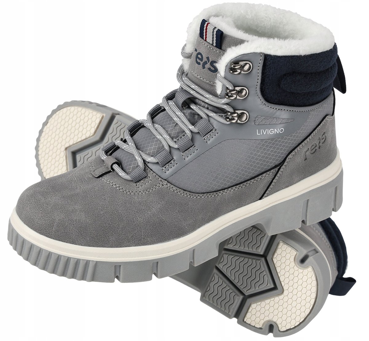 Trzewiki zimowe, ocieplane, damskie Reis LIVIGNO SG r. 37