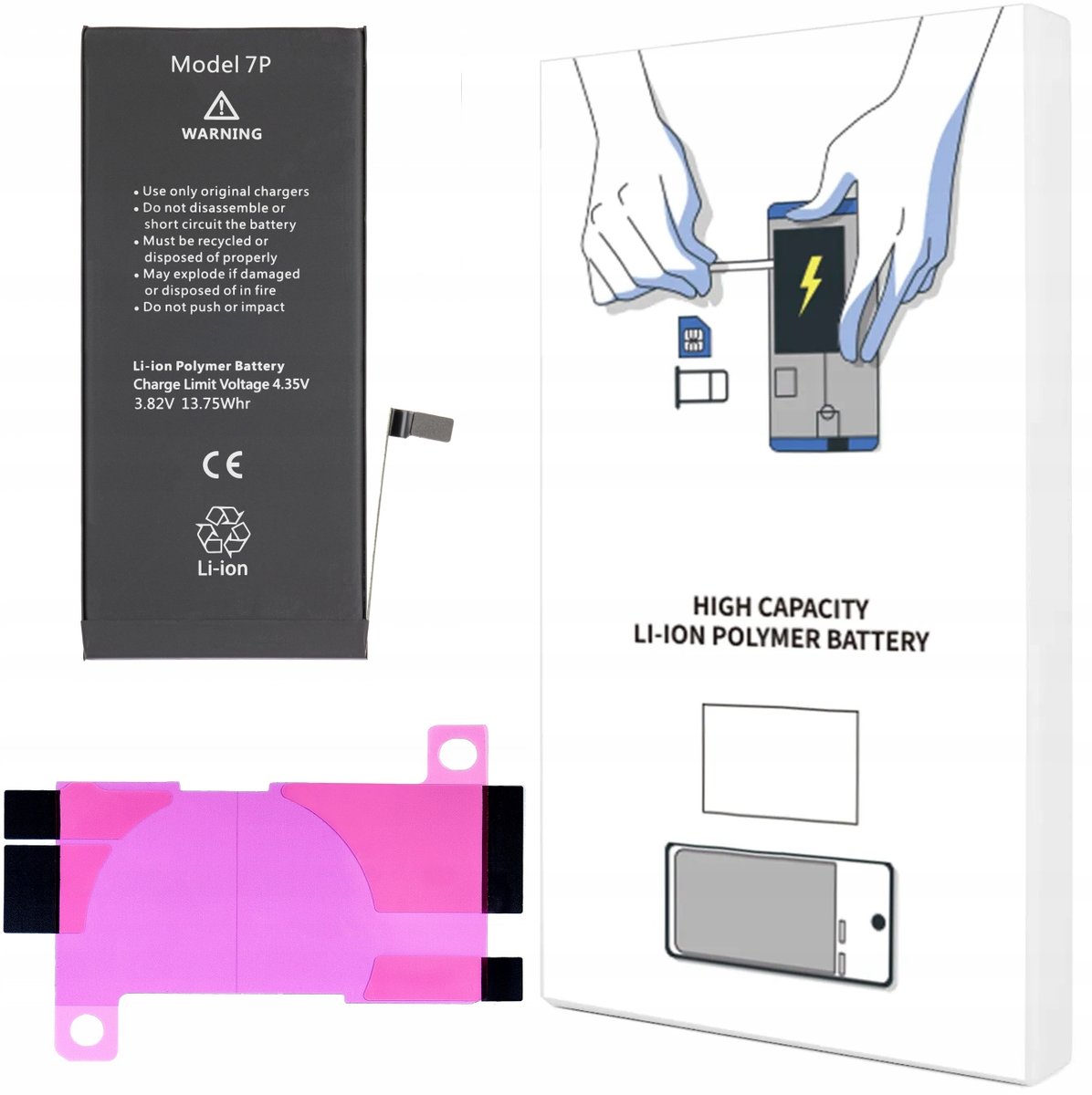 BATERIA DO iPHONE 7 PLUS + WIĘKSZA POJEMNOŚĆ 3600 mAh ŚWIEŻA KOMPLET