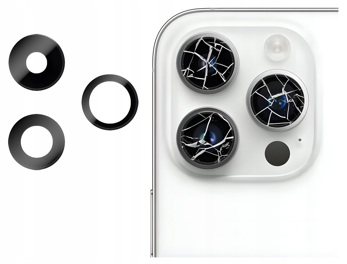 SZYBKA SZKŁO PREMIUM OSŁONA APARATU KLEJ DO IPHONE 14 PRO MAX A2894 A2651