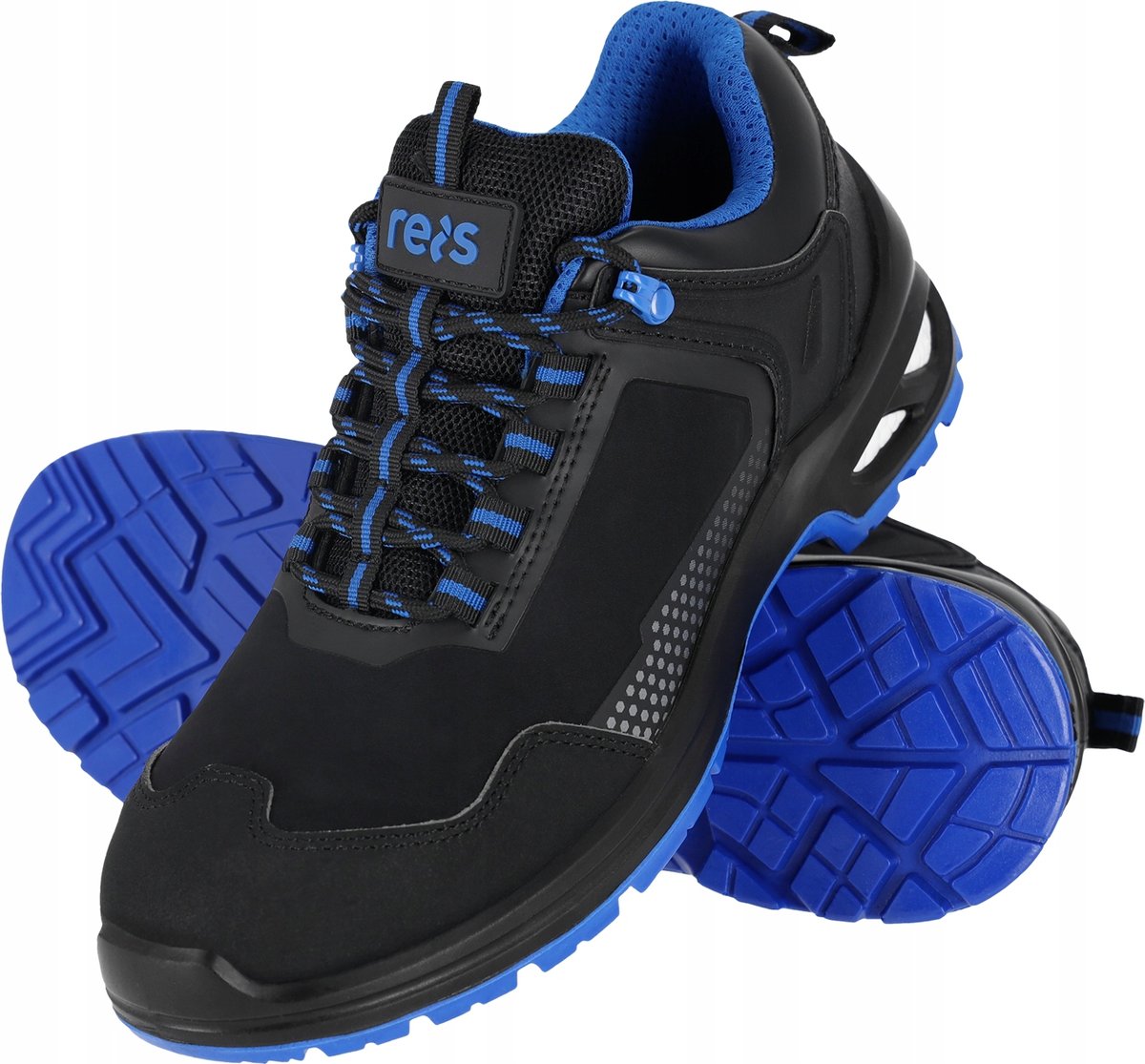 Buty bezpieczne, półbuty z nubuku Reis TORX-P BN r. 44
