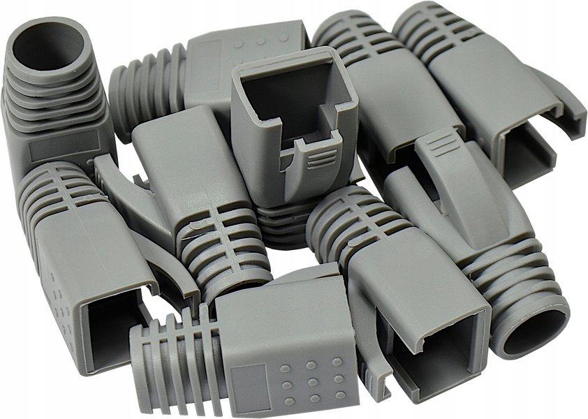 Osłonka osłona odgiętka do wtyku RJ45 kat.6a 7 8