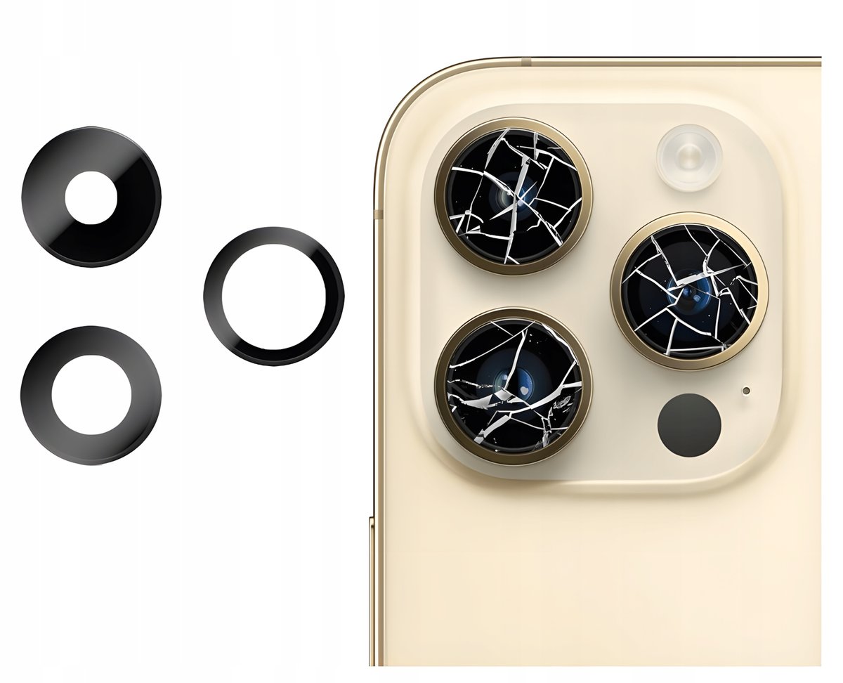 SZYBKA SZKŁO PREMIUM OSŁONA APARATU KLEJ DO IPHONE 14 PRO A2890 A2650