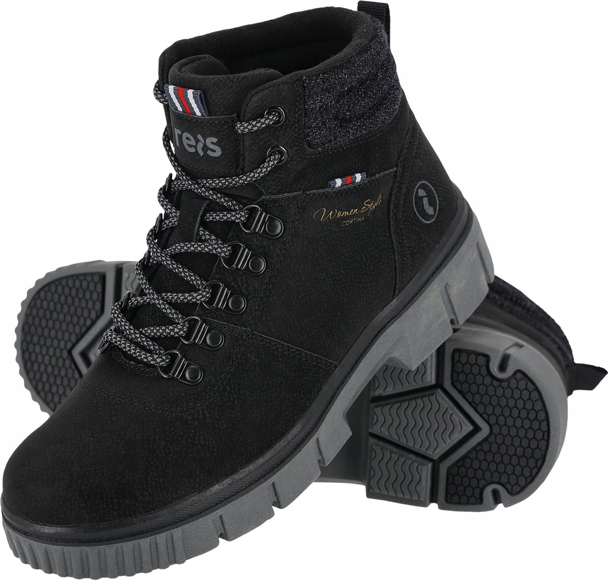 Trzewiki ze ecoskóry, damskie Reis CORTINA B r. 40