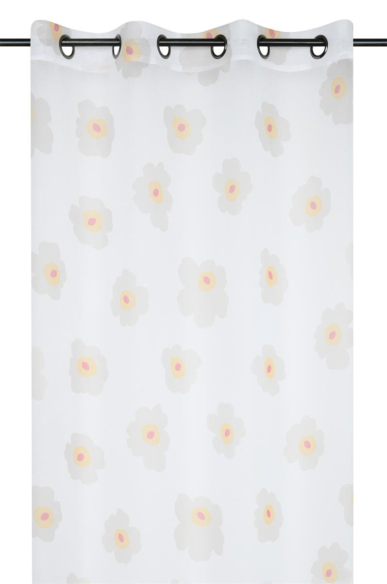 Firana w stokrotki, SWEETLOVE, 140 x 260 cm