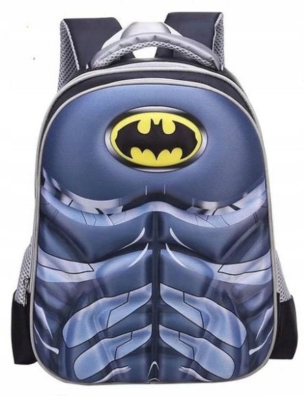 Plecak szkolny BATMAN do szkoły dla chłopca dziecka na wyjazd SUPER JAKOŚĆ