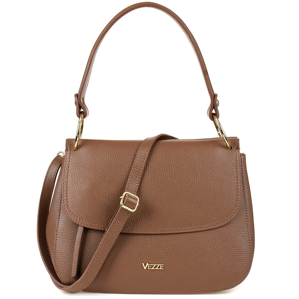 Torebka Skórzana Vezze Lemba Koniak