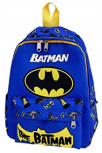 Plecak szkolny dziecięcy BATMAN dla dzieci chłopca do szkoły lekki A4