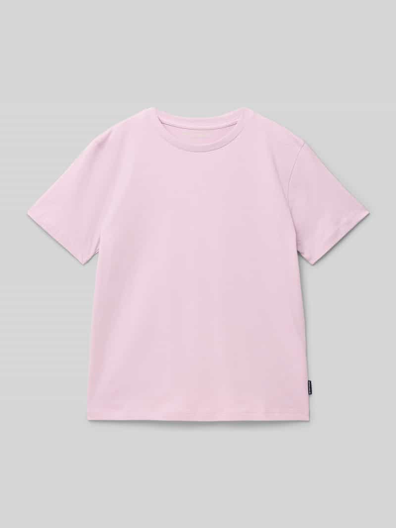 T-shirt o kroju regular fit z czystej bawełny