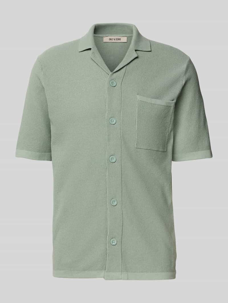 Koszula casualowa o kroju regular fit z kołnierzem z połami model ‘TONY’