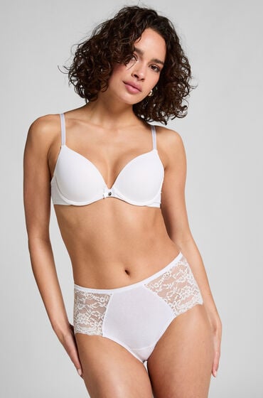 Hunkemöller Koronkowa halka Midi Biały