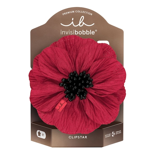 Invisibobble - Clipstar Premium Bloom - Klamra Do Włosów - Clipstar Premium Bloom Rouge - Dla Kobiet