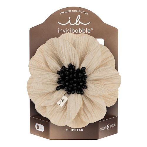 Invisibobble - Clipstar Premium Bloom - Klamra Do Włosów - Clipstar Premium Bloom Crème - Dla Kobiet