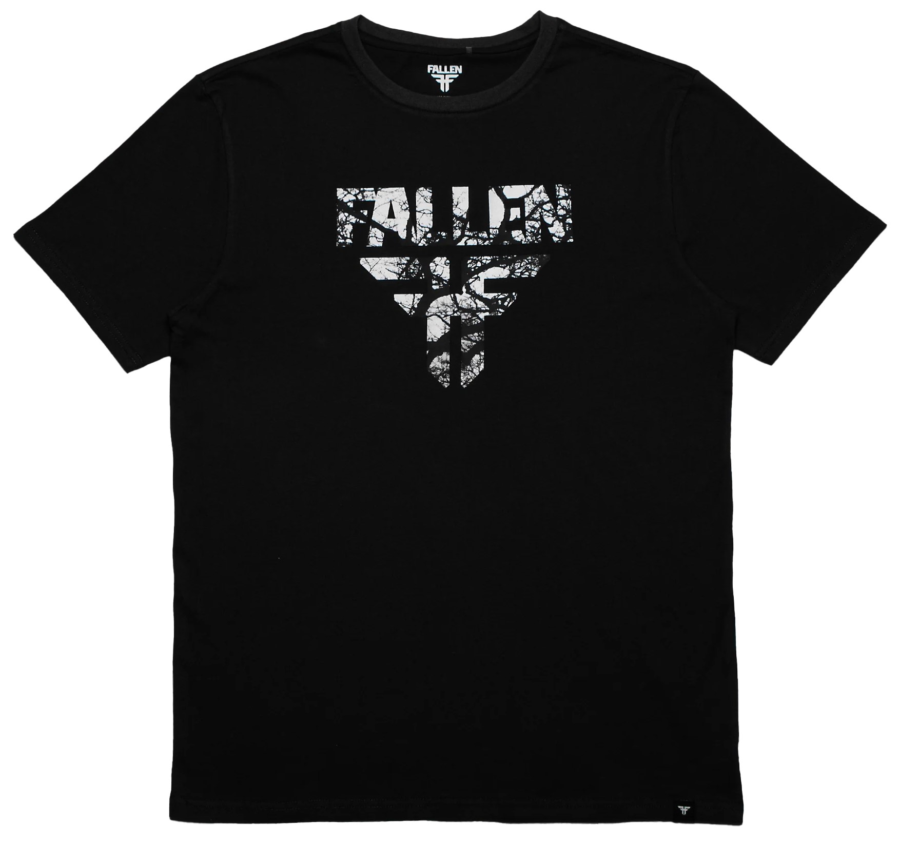 t-shirt FALLEN INSIGNIA TEE Asphalt/White