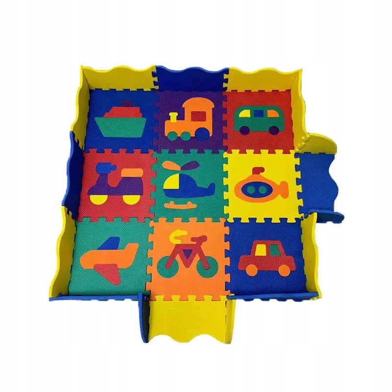 Puzzle piankowe, kojec, kolorowa mata piankowa dla dzieci
