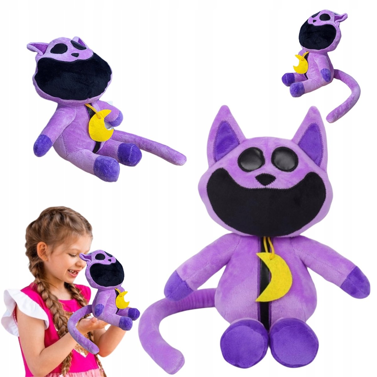 Maskotka Pluszak Smiling Critters Cartoon CatNap MONSTER GAME SMILING 25cm