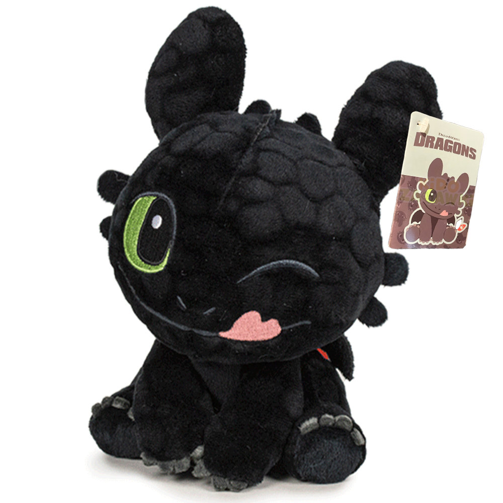 Jak Wytresować Smoka Duża Maskotka Szczerbatek 28 cm Smok Pluszak HTTYD