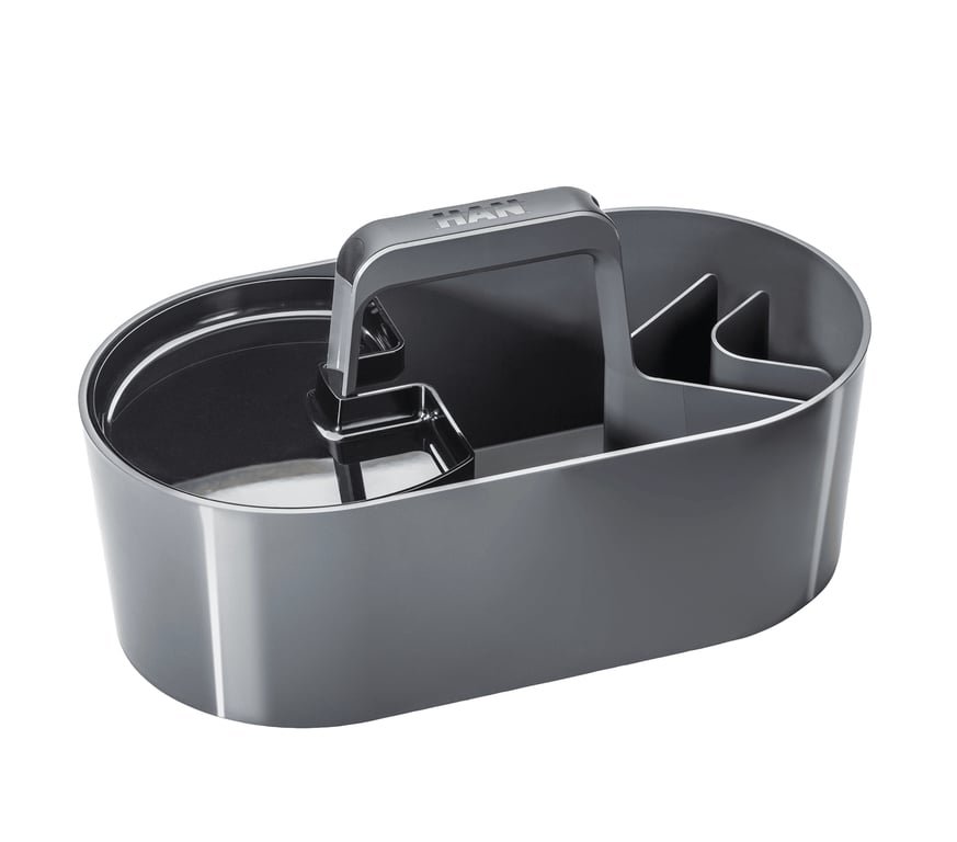 HAN Toolbox LOFT 1200-19 Kopolimer akrylonitrylo-butadieno-styrenowy (ABS), Plastik Ciemny Szary, Przezroczysty